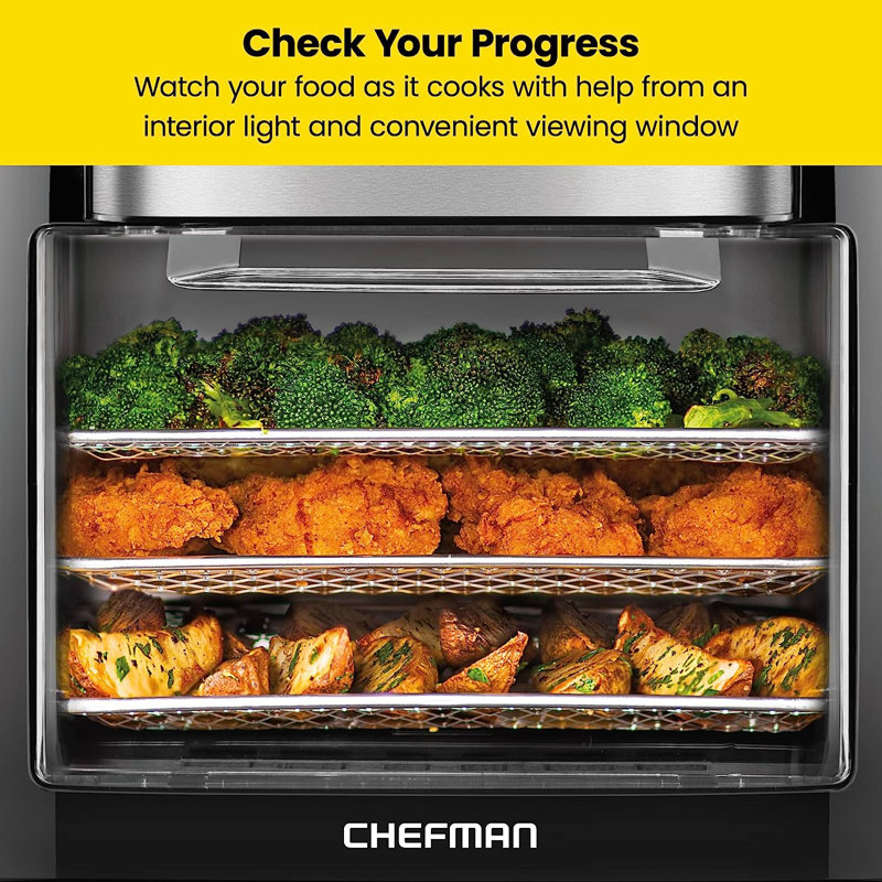 Chefman multifunctional digital air fryer+ rotisserie sale